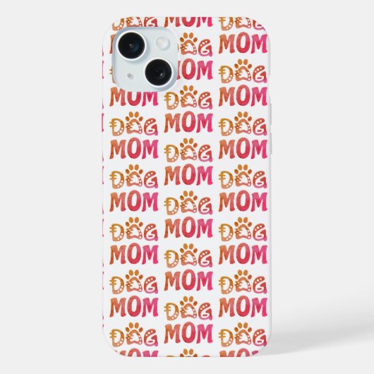 犬ママ iPhoneケース (裏面)