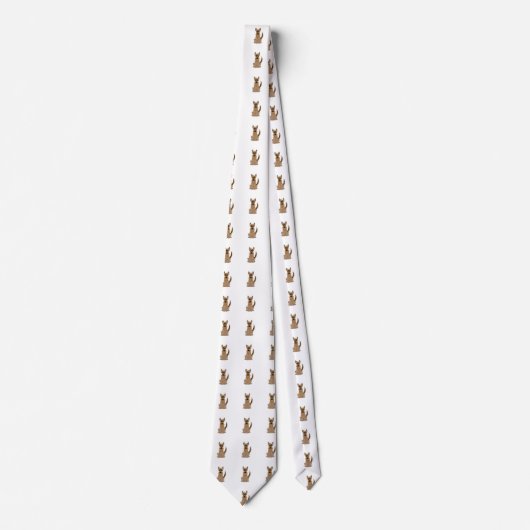 犬マンガの素晴らしいドイツの羊飼い ネクタイ (正面)