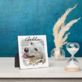 犬メモリアルフォト パワーハートインフィニティ 記念品 フォトプラーク (インサイチュ)