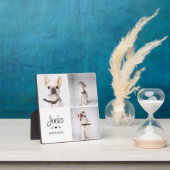 犬メモリアル ペットロス 思い出の写真コラージュ フォトプラーク (インサイチュ)