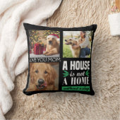 犬モダンのカスタム毛から3枚の写真 クッション (ブランケット)