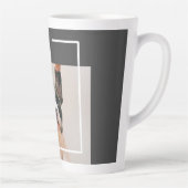 犬モダンの写真 |犬の引用文 カフェラテマグ (右)