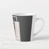 犬モダンの写真 |犬の引用文 カフェラテマグ (右)