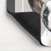 犬モダンの写真 |犬の引用文 マウスパッド (コーナー)