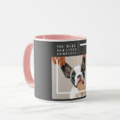 犬モダンの写真 |犬の引用文 マグカップ (正面左)