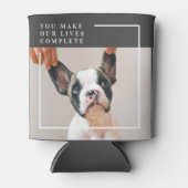 犬モダンの写真 |犬の引用文 缶クーラー (正面)