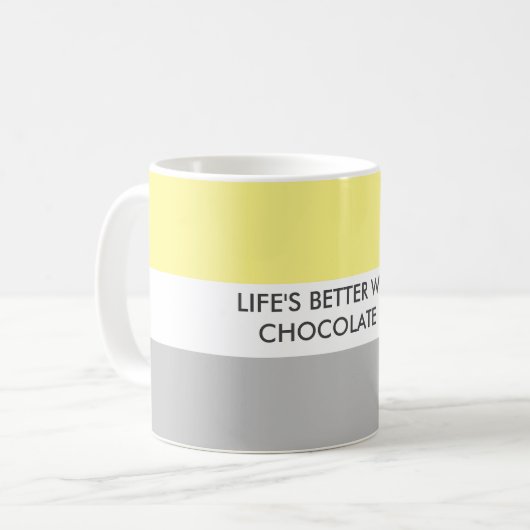 犬モダン恋人おもしろい引用文 コーヒーマグカップ (正面左)