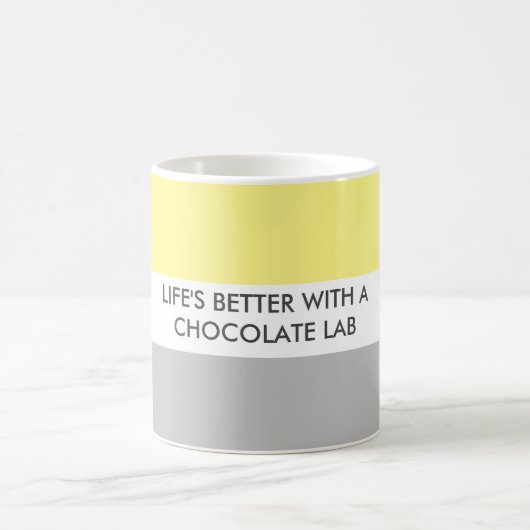 犬モダン恋人おもしろい引用文 コーヒーマグカップ (中央)