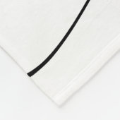 犬モダン最高のの母の写真の手書きスクリプト フリースブランケット (角)