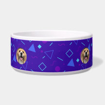 犬モダン母パーソナライズされた犬モノグラムの食べ物