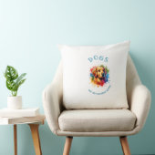 犬モチーフ クッション (椅子)