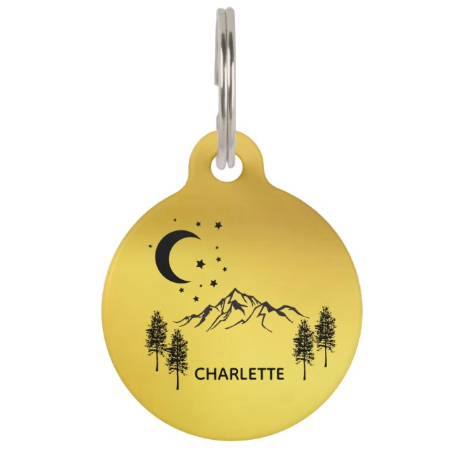 犬ラベルドッグカラーラベルパーソナライズされたキャットラベルカスタム ペット　ネームタグ (正面)