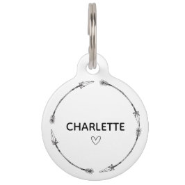 犬ラベルドッグカラーラベルパーソナライズされたキャットラベルカスタム ペット　ネームタグ