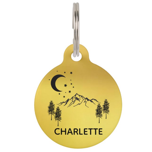 犬ラベルドッグカラーラベルパーソナライズされたキャットラベルカスタム ペット　ネームタグ (正面)