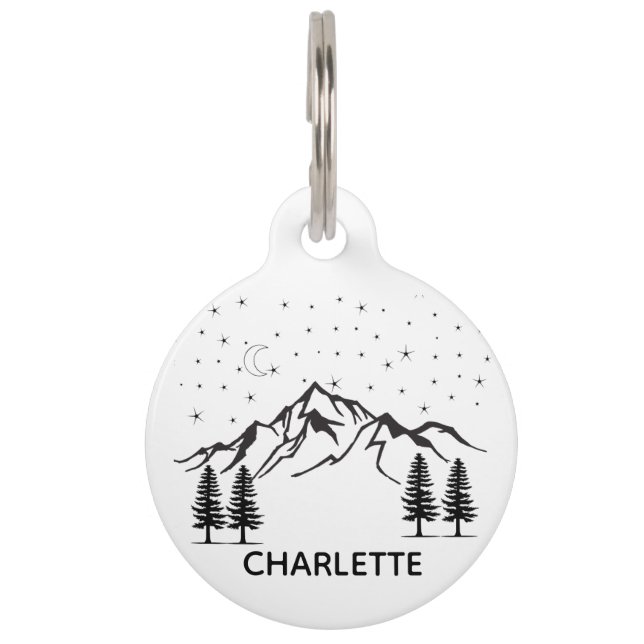 犬ラベルドッグカラーラベルパーソナライズされたキャットラベルカスタム ペット　ネームタグ (正面)