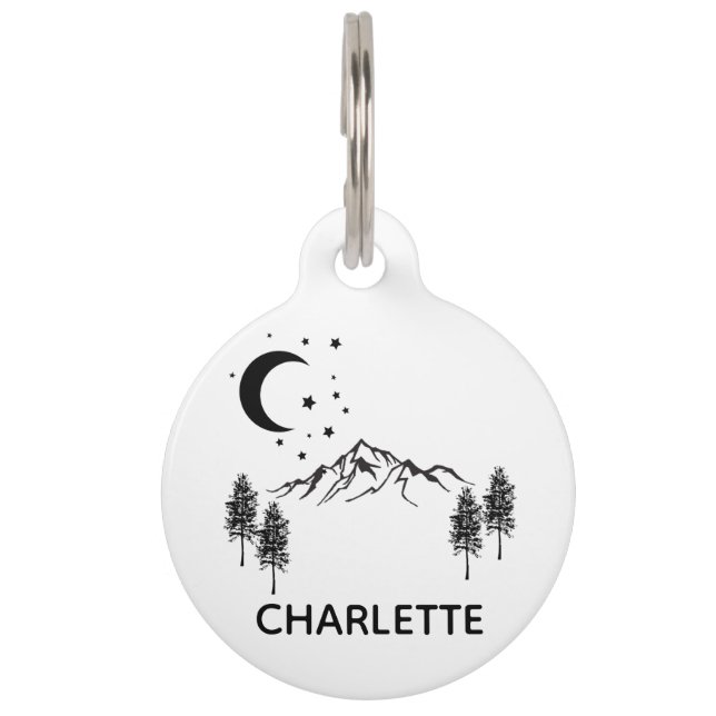 犬ラベルドッグカラーラベルパーソナライズされたキャットラベルカスタム ペット　ネームタグ (正面)