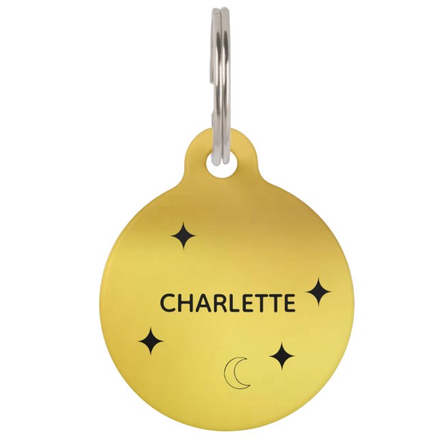 犬ラベルドッグカラーラベルパーソナライズされたキャットラベルカスタム ペット　ネームタグ (正面)