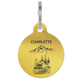 犬ラベルドッグカラーラベルパーソナライズされたキャットラベルカスタム ペット　ネームタグ