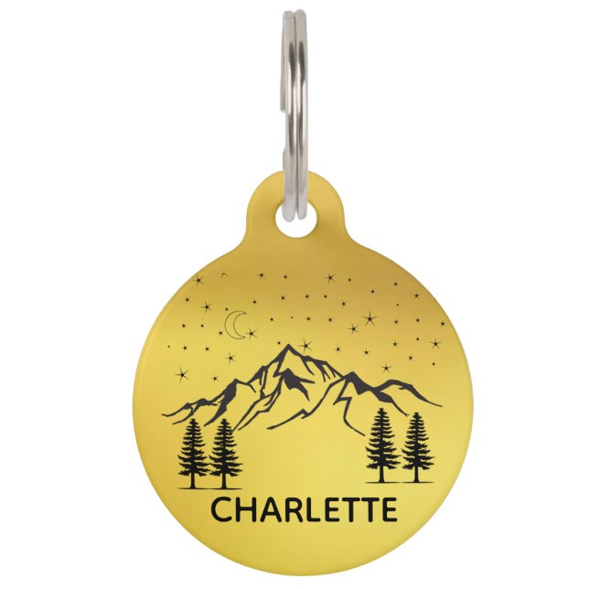 犬ラベルドッグカラーラベルパーソナライズされたキャットラベルカスタム ペット　ネームタグ (正面)