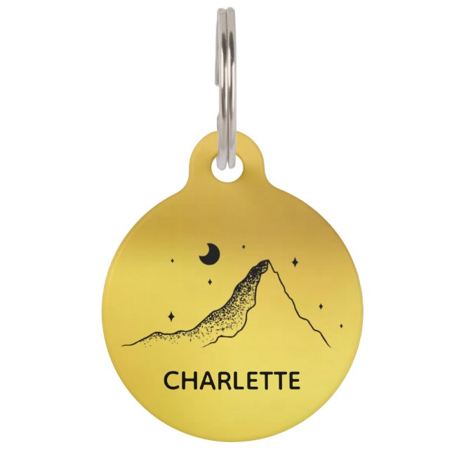 犬ラベルドッグカラーラベルパーソナライズされたキャットラベルカスタム ペット　ネームタグ (正面)