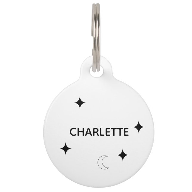 犬ラベルドッグカラーラベルパーソナライズされたキャットラベルカスタム ペット　ネームタグ (正面)