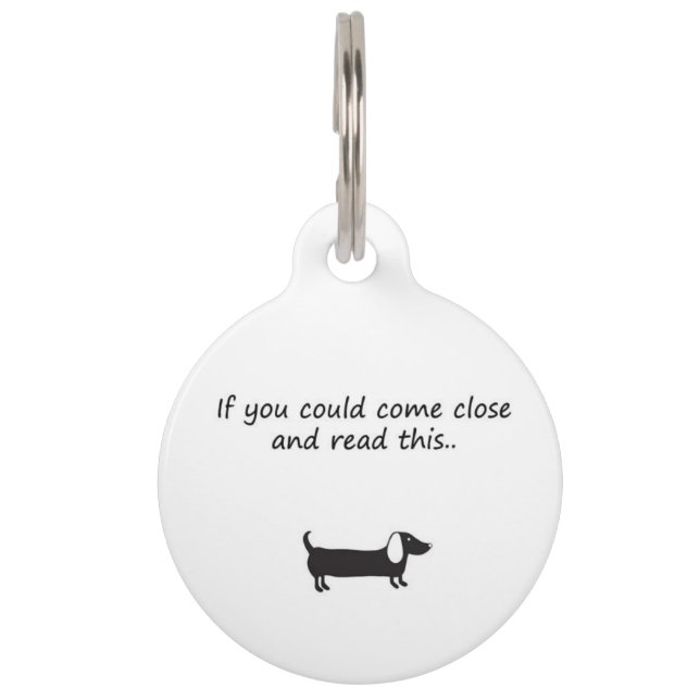 犬ラベル ペット　ネームタグ (正面)