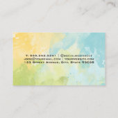 犬ランニングのロゴ |動物サー気にビス 名刺 (裏面)