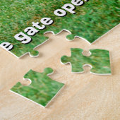 犬ランニングの庭 ジグソーパズル (側面)