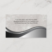 犬ランニングの |動物サービス 名刺 (裏面)