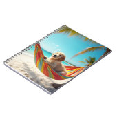 犬リラックスがハンモック ノートブック (左側)