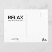 犬リラックスの父の日のように ポストカード (裏面)