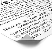 犬リラックスペット着席サー広告ビス ポスター (角)