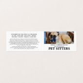 犬リラックス、ペットサービス詳細 名刺 (外部フラット)