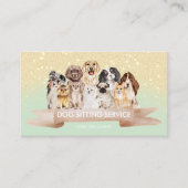 犬レスキュー 保護犬 名刺 (正面)
