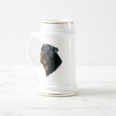 犬ロットワイラー ビールジョッキ (正面左)