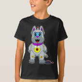 犬ロボット Tシャツ (正面)