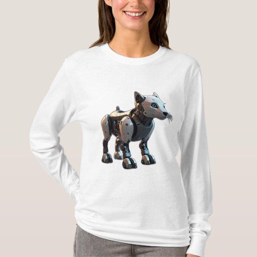 犬ロボット Tシャツ (正面)