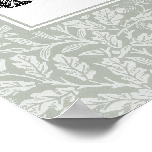 犬ヴィンテージスタイル子供部屋 ポスター (角)