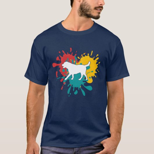犬一家の男 Tシャツ (正面)