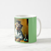 犬不機嫌科学者 コーヒーマグカップ (正面右)