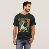 犬不機嫌科学者 Tシャツ (正面フル)