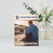 犬与えの最高の毛。 ポストカード (スタンド正面)