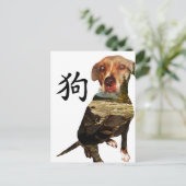 犬中国のの二重被曝の年 シーズンポストカード (スタンド正面)