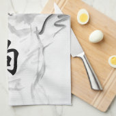 犬中国の新年シンボル〔占星術の〕十二宮図Kタオル4 キッチンタオル (四つ折り)