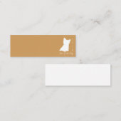 犬中国の新年2018カラービジネスCを選択 スキニー名刺 (正面/裏面)