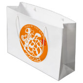 犬中国の新年2018選択カラーB抱き枕 ラージペーパーバッグ (裏面アングル)