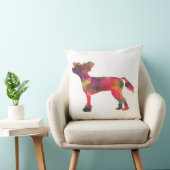 犬中国の紋幾何学模様のシルエット クッション (椅子)