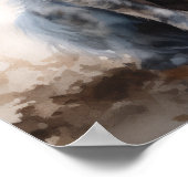 犬中国の紋芸術プリントポスター ポスター (角)