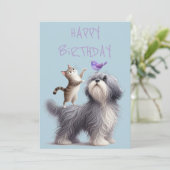 犬予測できなと猫と鳥の友情 シーズンカード (スタンド正面)