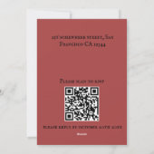 犬予測できなハローウィンパーティ招待状カード シーズンカード (裏面)